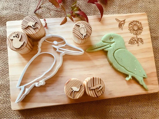 Kookaburra Bio Cutter by Beadiebug Playdough Sand Toys Art and Craft for Kids 3yrs+