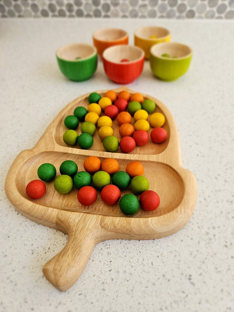 Qtoys Acorn Natural Activity Tray Sensory Toys Clearance 3yrs+
