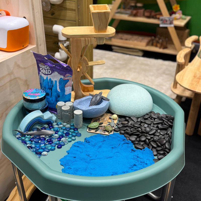 Hex Tuff Tray 70x70cm Set with Stand Sand Outdoor Activity Sensory Toys Outdoor Play Equipment Best Seller Most Loved in Store (Bulky Shipping)