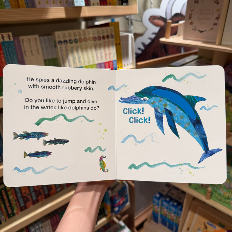 Mister Seahorse’s Ocean Friends (A Touch-and-Feel Board Book) by Eric Carle Kids Picture Book