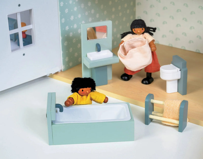 The Berrybunch Doll Family Set of 4 by Mentari Flexible Dolls Imaginative Play Toy Figure 3yrs+