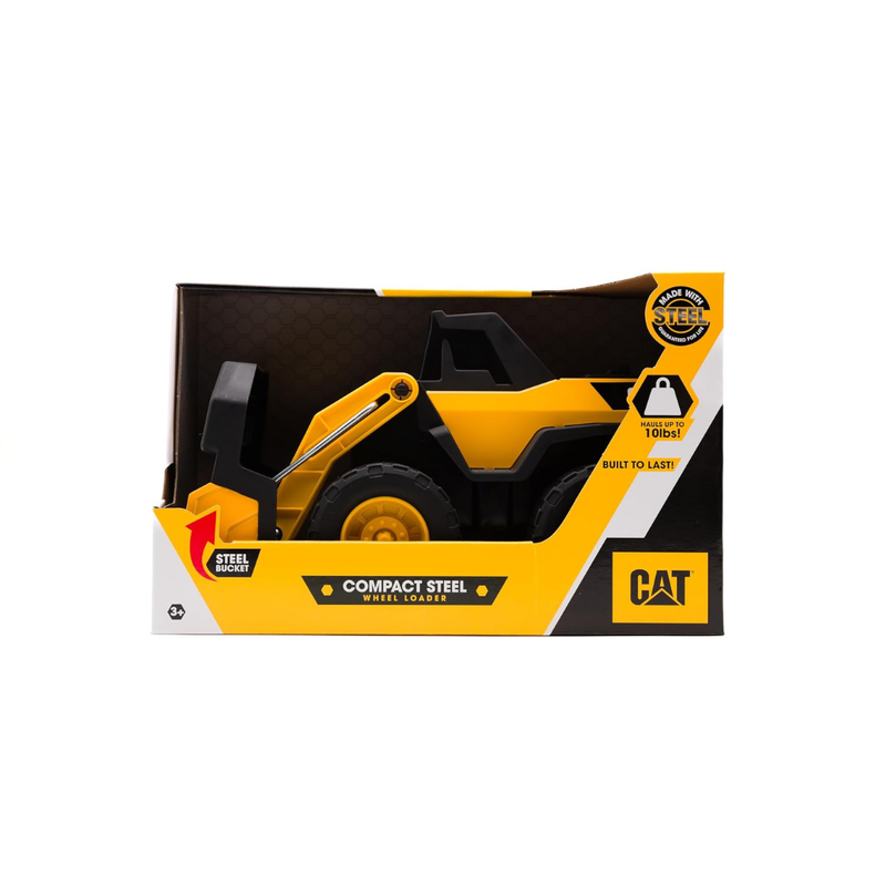 CAT Compact Steel Wheel Loader Toy Vehicles Gift Idea for 3yrs+
