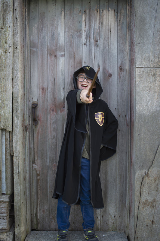 Wizard Cloak with Glasses magic school Size 5-6 by Great Pretenders Costumes 3yrs+