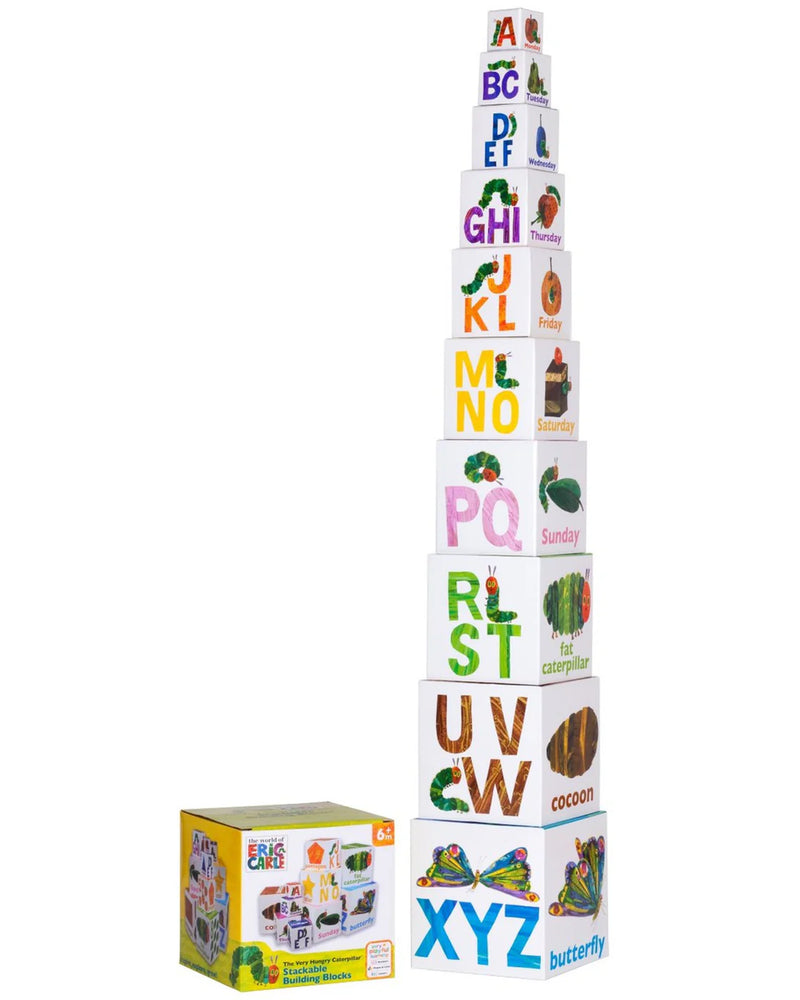 The Very Hungry Caterpillar Stackable Learning Building Blocks Baby Toys Baby Gifts Idea Best Seller 6m+