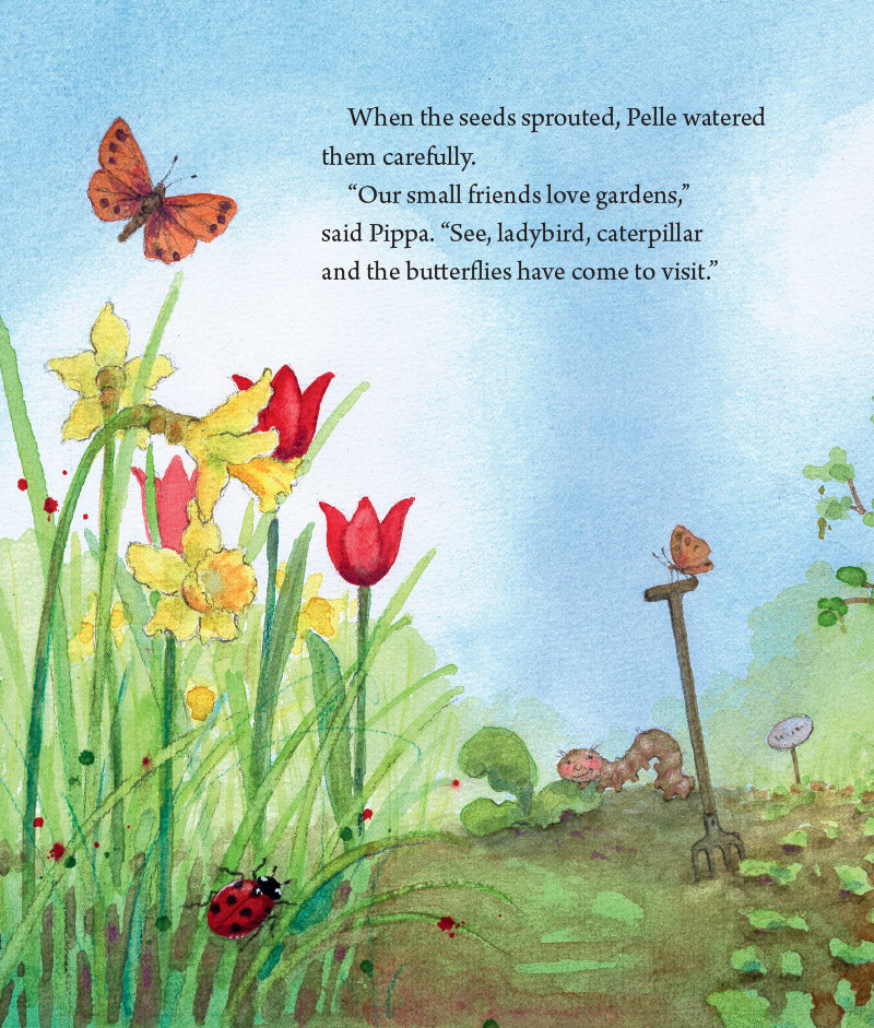 Pippa And Pelle in the Spring Garden (Board Book) By Daniela Drescher Kids Picture Book