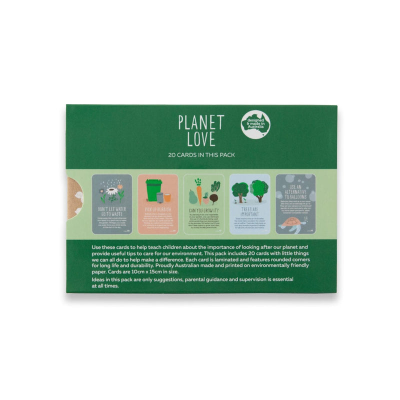 Planet Love 20pcs Flash Cards by Two Little Ducklings Card Game 3yrs+