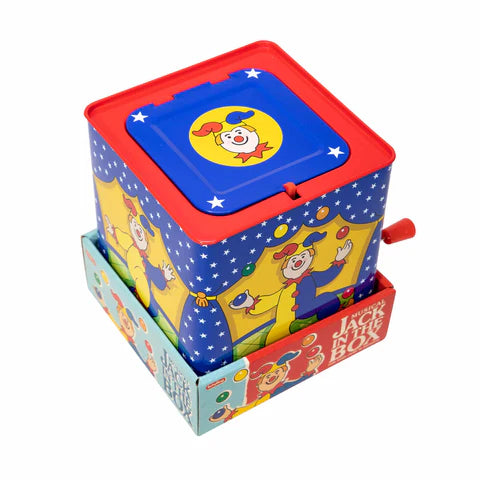 Schylling Musical Jester Jack In The Box Toddler Toys 18m+