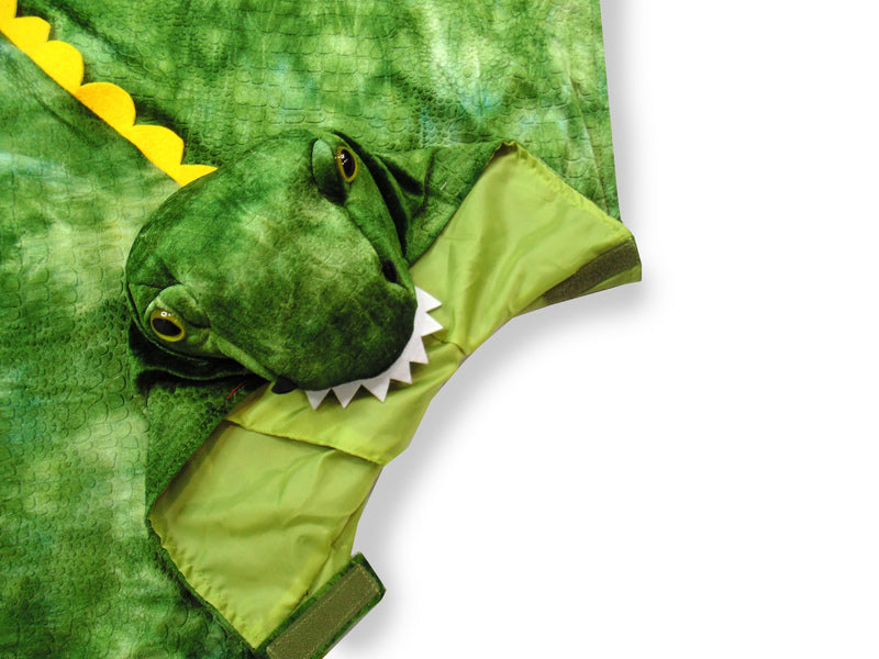 T-Rex Hooded  Size 4-5 Cape by Great Pretender Costumes Best Seller Dinosaur and Dragon Theme 3yrs+