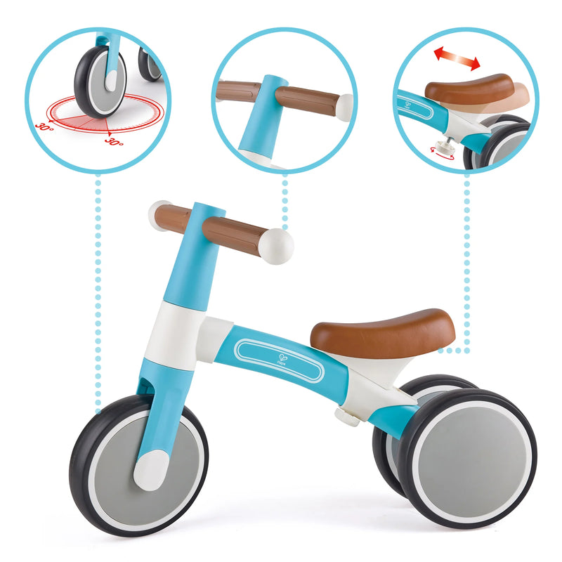 Hape First Ride on Balance Bike Kids Toddler Bike Best Seller Baby Toys Kids ride on toys 18mths-4yrs (Furniture Shipping)