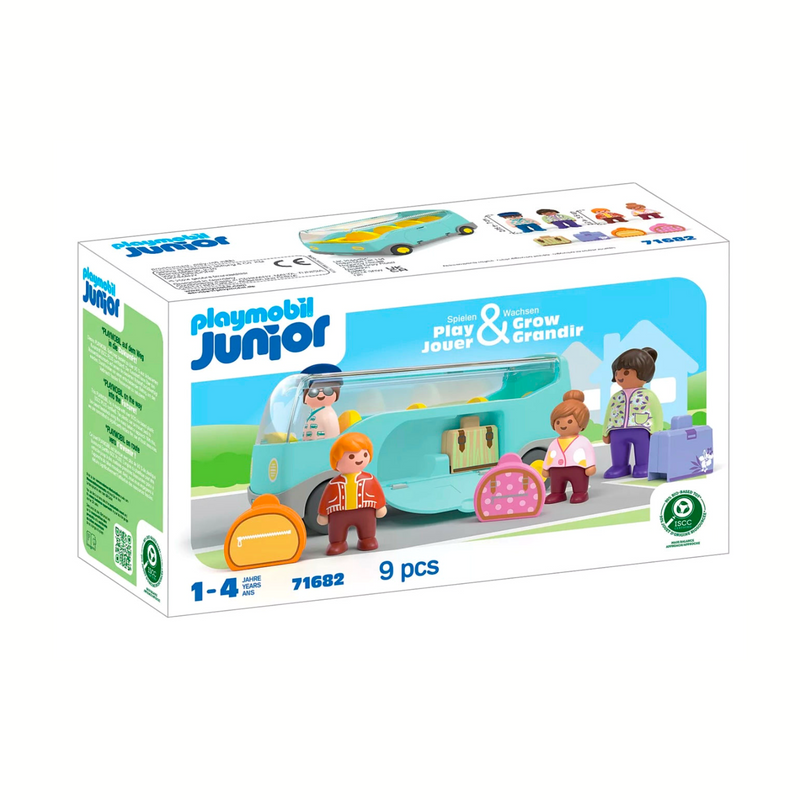 Playmobil Junior Airport Shuttle Bus Toy Car Toddlers Gifts Idea 12m+