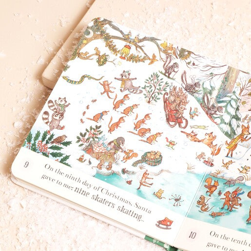 The Twelve Days of Christmas (Board Book) by Rachel Piercey Kids Picture Book Christmas Range