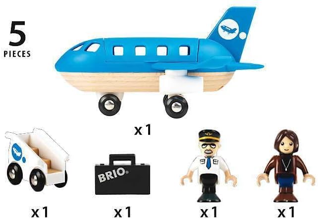 BRIO Airplane 5pcs 3yrs+