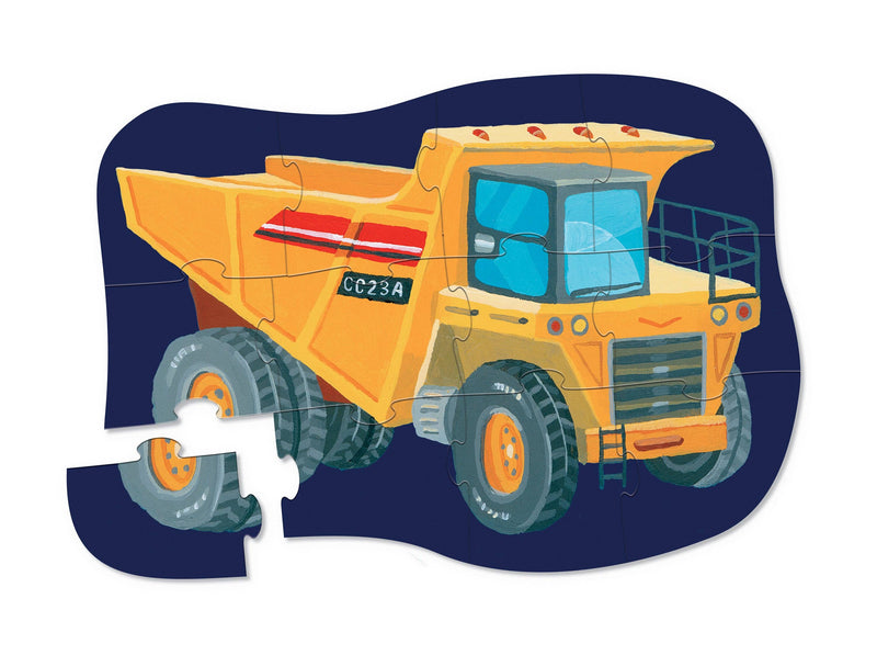 Crocodile Creek Mini Jigsaw Puzzle 12pcs Construction Developmental Toys for Toddlers Gifts Idea Best Seller 2yrs+