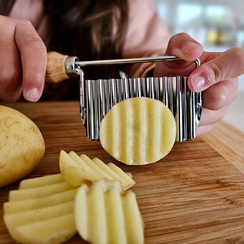 Montessori Crinkle Cutter with Handle Practical Life Materials