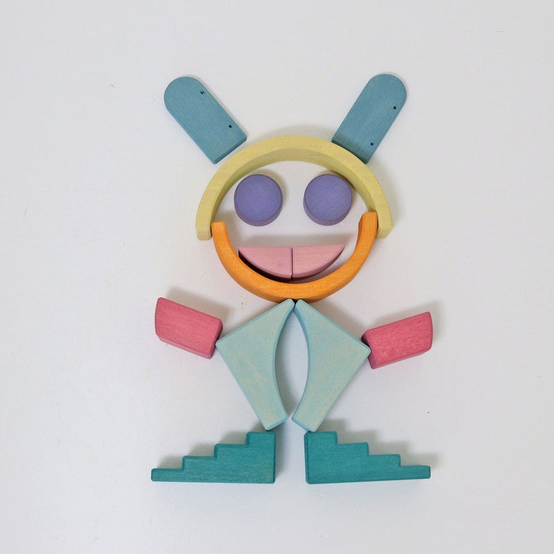 Grimm's Building World Cloud Play Wooden Toys Baby Toddler Toys Gifting Idea for 12m+