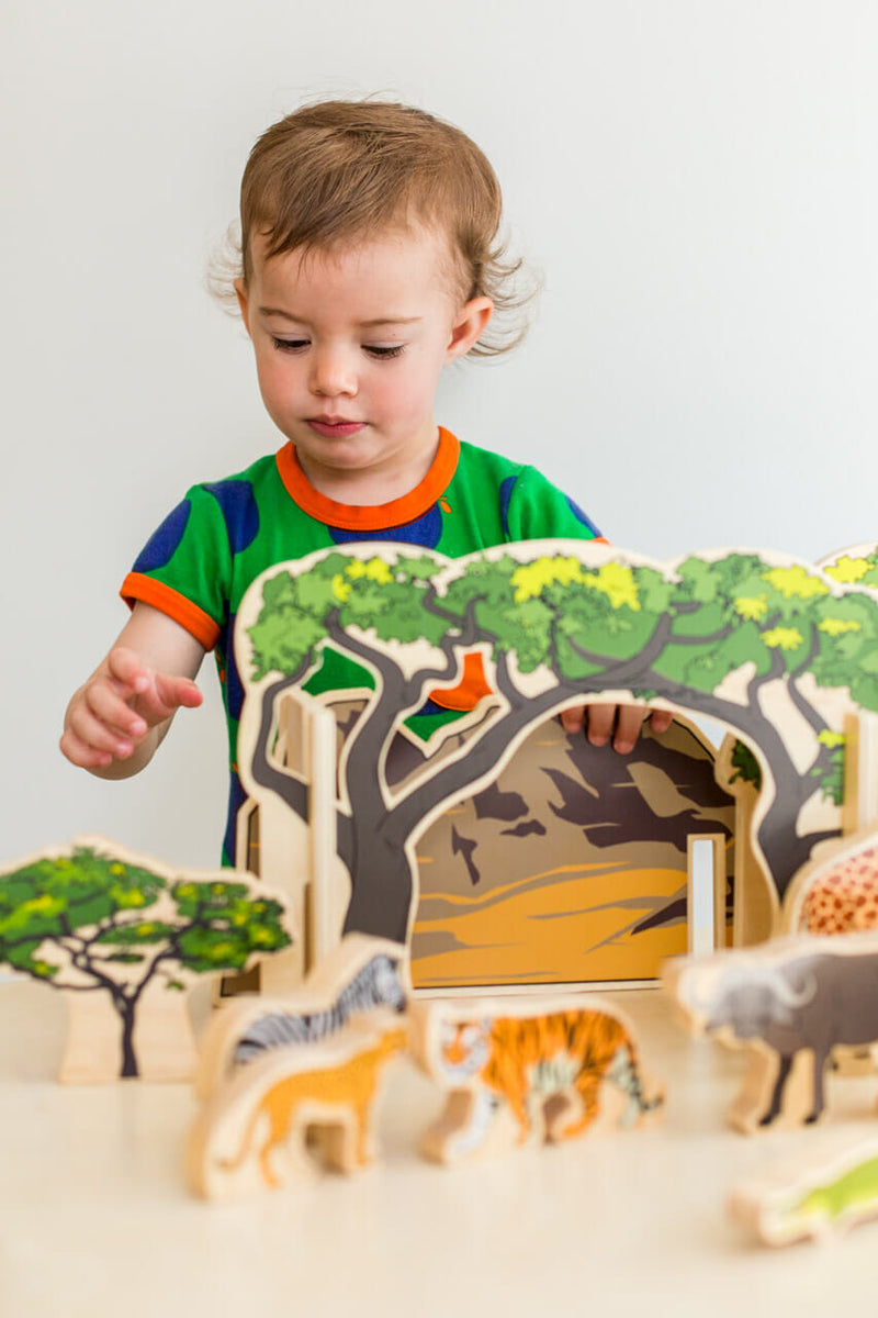 The Freckled Frog Animals in the Wild Developmental Toys for Toddlers Gifts Idea 2yrs+