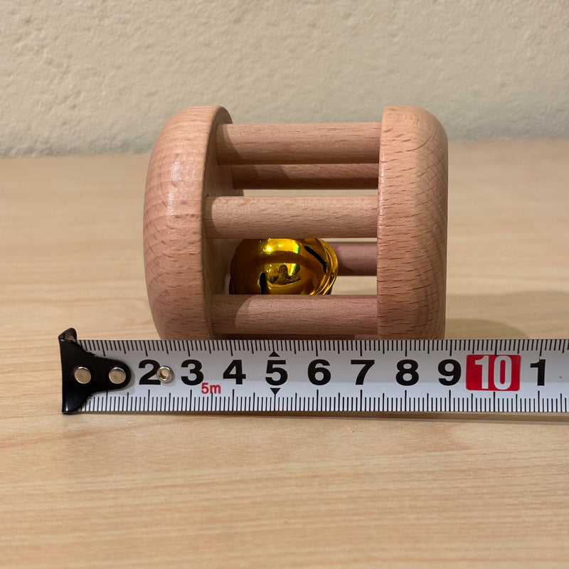 Montessori Infant Cylinder Bell Wooden Sensory Toy for 6m+