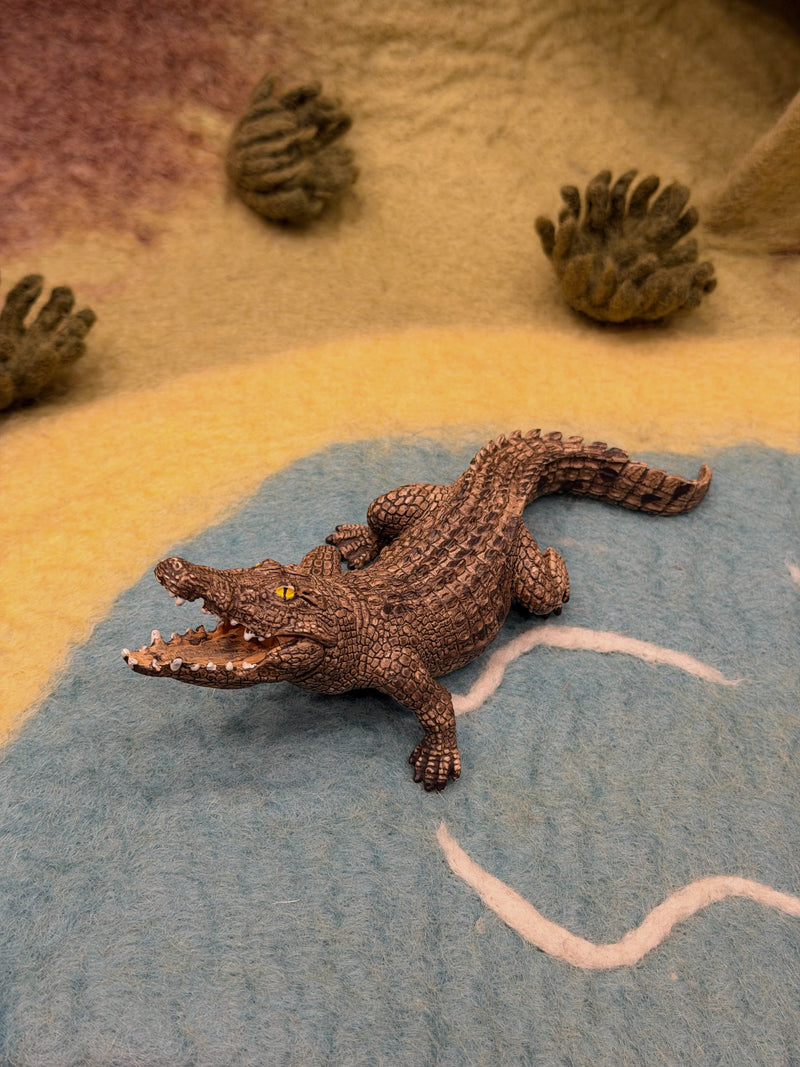 Schleich Crocodile Figurine Woodland Collection Animal Figurines 3yrs+