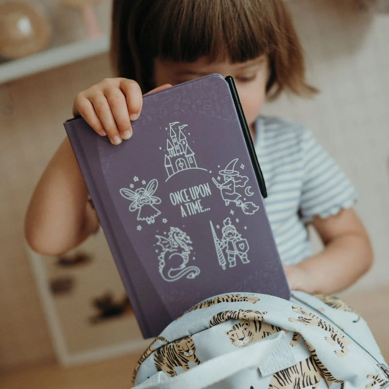 Kidywolf KidyDraw Mini LCD Screen Tracing Tablet Book Once Upon A Time Travel Toys for Kids 4yrs+