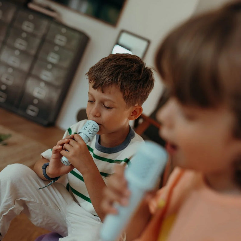 Kidywolf KidyKaraoke Portable Karaoke with 2 Microphones Wireless and Bluetooth Travel Toys 5yrs+