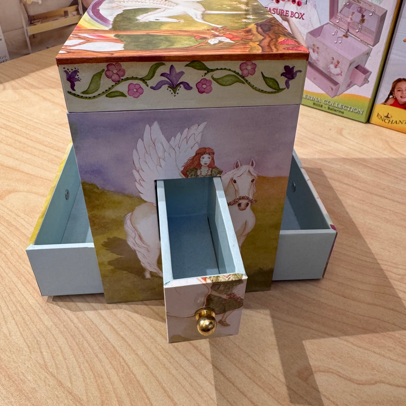 Enchantmints Music Box Pegasus Unicorn Toys Gifting Idea Best Seller for Fairy Unicorn and Castle Theme 3yrs+