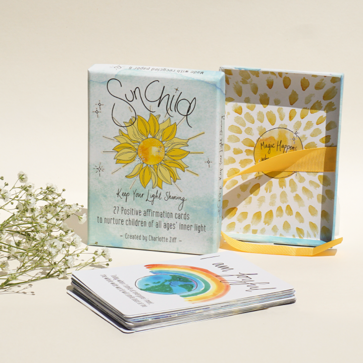 Affirmation Cards by SunChild Mindfulness Wellbeing Best Seller Gifting Idea for 3yrs+