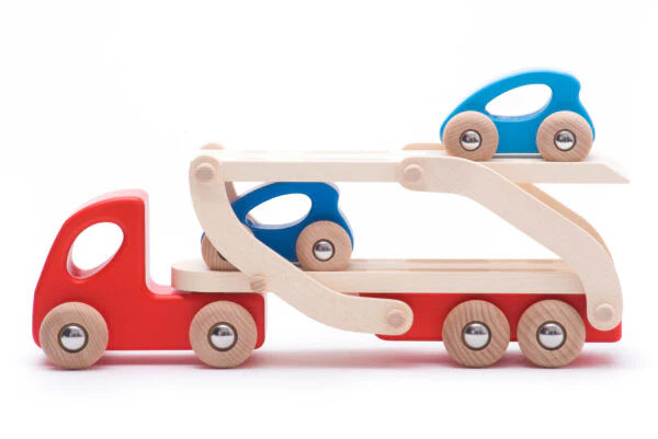 Auto Transporter Eco Toddler Wooden Toy Car by Bajo 18m+