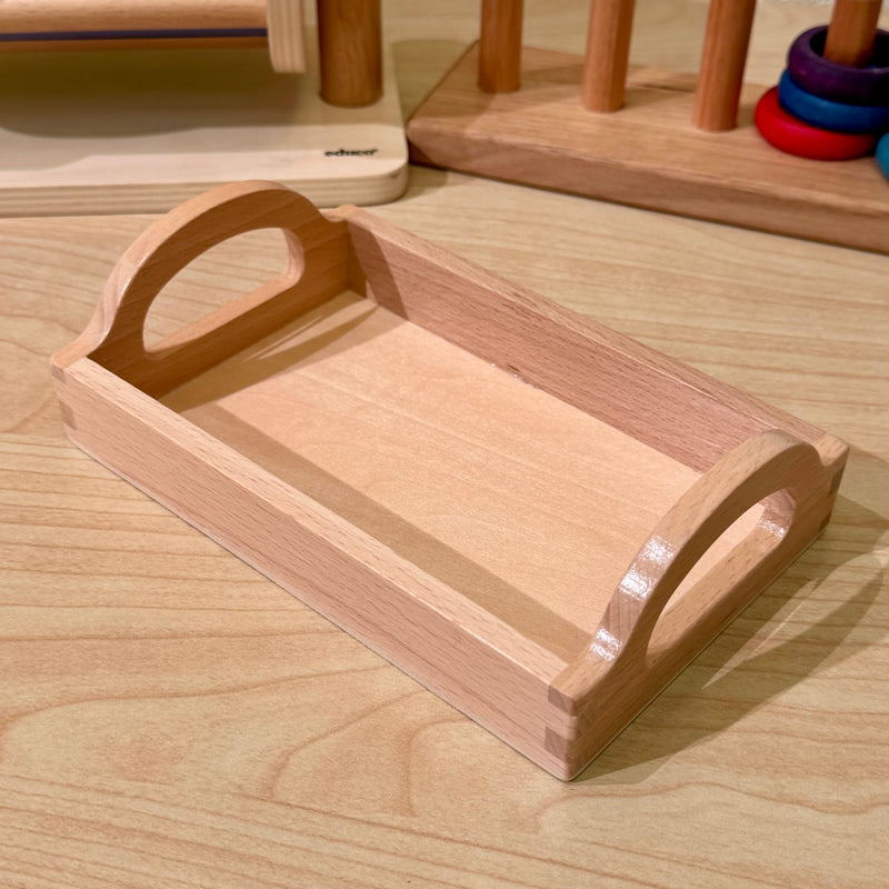 Montessori Wooden Tray Small (16.5 x 10cm) Montessori Practical Life Materials
