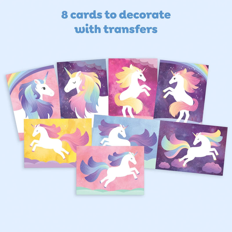 Tiger Tribe Transfer Magic Magical Unicorns Art and Craft for Kids Travel Toys 4yrs+