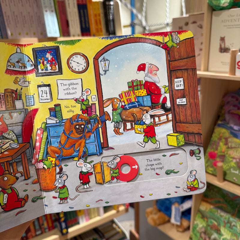 The Christmas Bear (A Push, Pull and Slide Board Book) by Ian Whybrow, Axel Scheffler Kids Picture Book Christmas Range