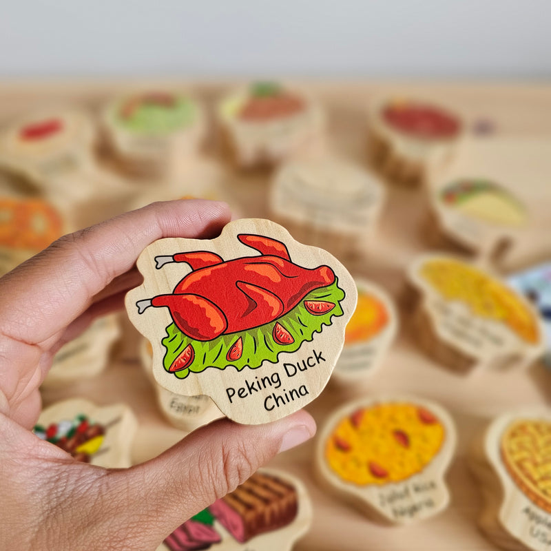 The Freckled Frog Food Around the World Pretend & Imaginative Play Toddler Toys Gifting Idea for 12m+