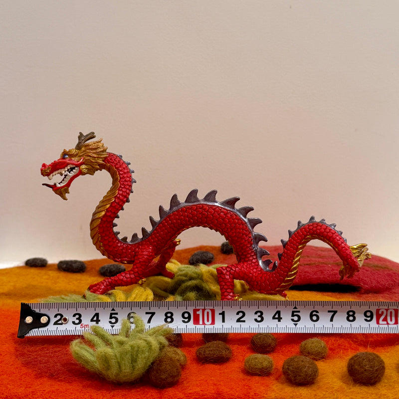 Horned Chinese Dragon Figurine by Safari Ltd Incredible Creature Collection Dinosaur and Dragon Theme 3yrs+