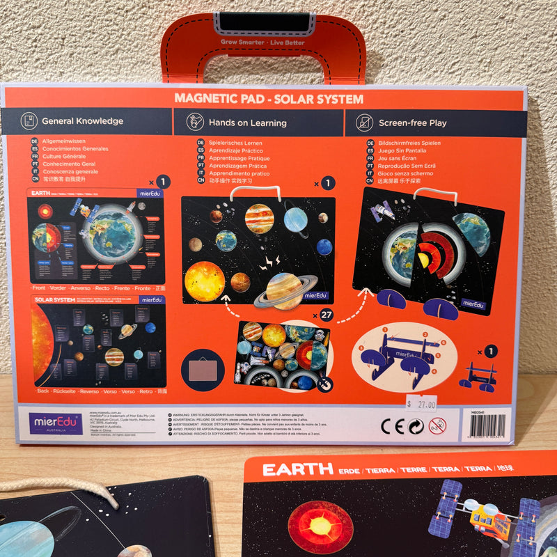 MierEdu Magnetic Pad Solar System Magnetic Play Set Early Science STEM Space Toys 3yrs+