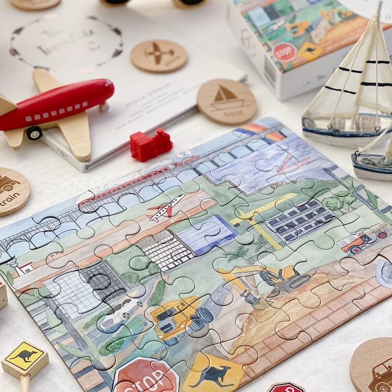 Adored Illustrations The Incredible Puzzle 31x23cm Cognitive Developmental Toys for Toddlers 3yrs+