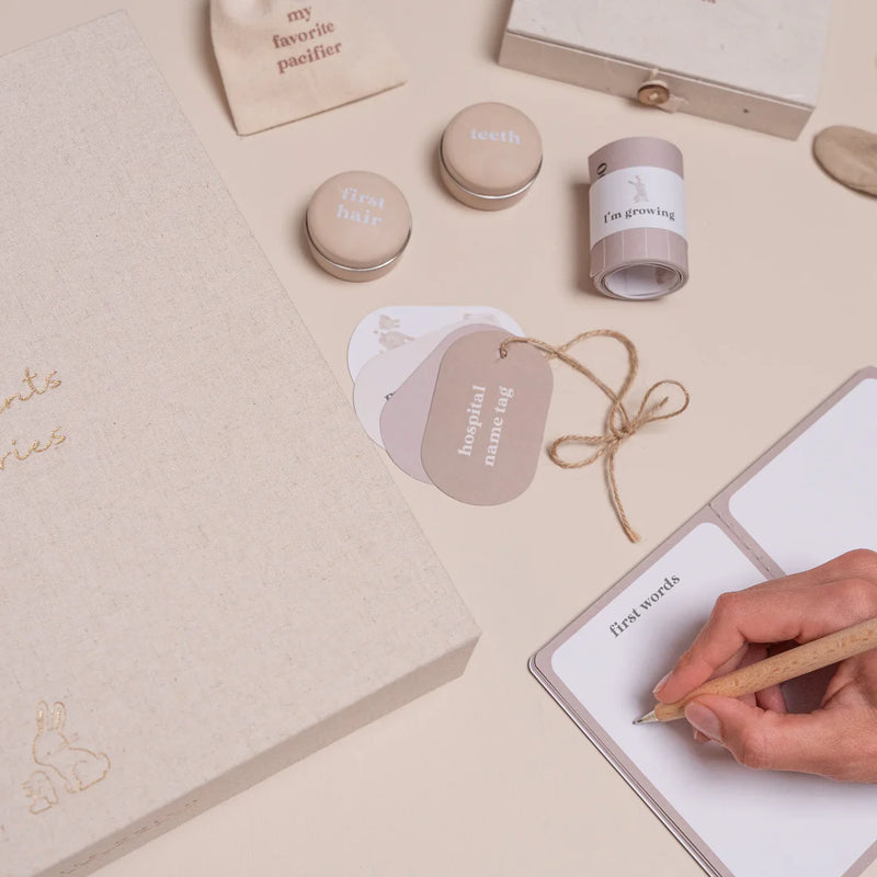 Little Dutch Bunny Baby Memory Box Keepsake Gift Idea for Newborns & Baby Shower 0m+