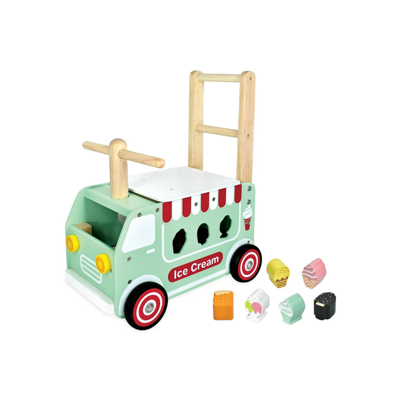 Kids ride on toys I'm Toy Walk and Ride Ice Cream Truck Baby Walker Developmental Toys Baby Toys 12m+