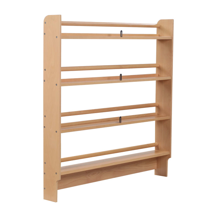 Montessori Beechwood Front Facing Shelf 15(D) x 120(L) x 120(H)cm