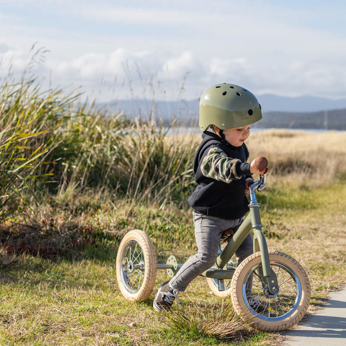 CoConuts Kids Helmet Vintage Green Small 48-53 cms