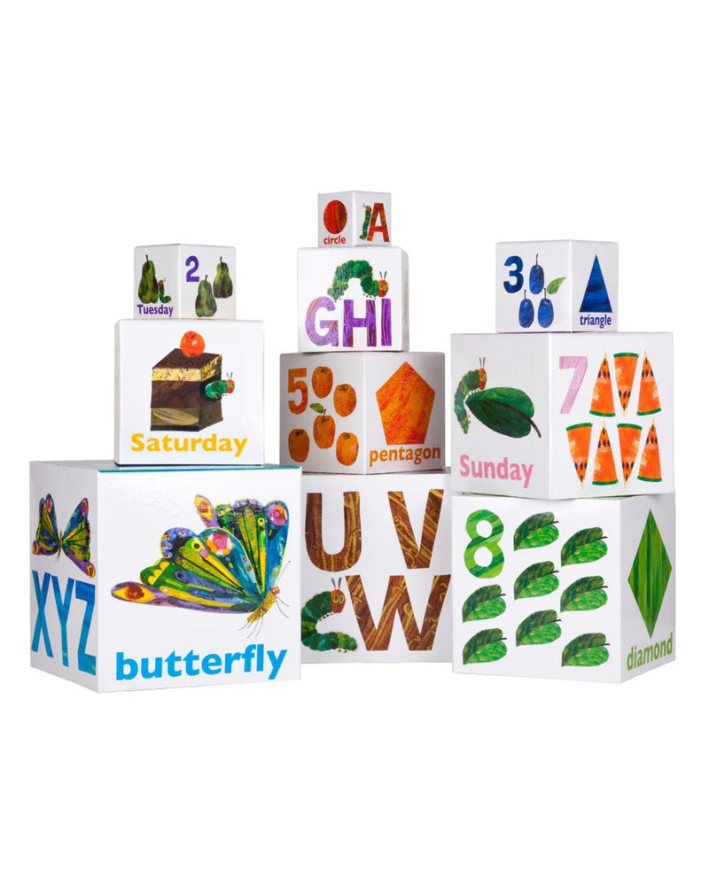 The Very Hungry Caterpillar Stackable Learning Building Blocks Baby Toys Baby Gifts Idea Best Seller 6m+