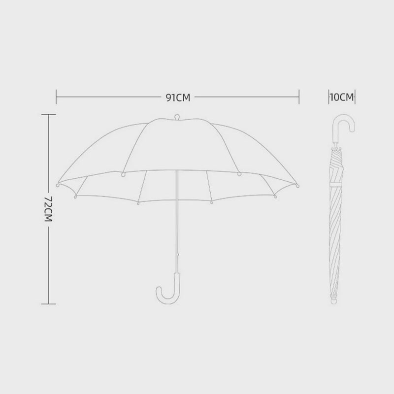 Mideer The Very Hungry Caterpillar Kids Umbrella 3yrs+