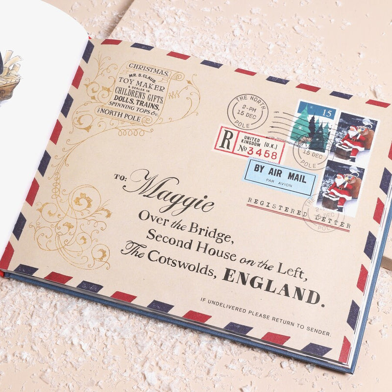 Letters From The North Pole (Hardcover) By Annie Atkins: Five Letters from Santa to Pull Out and Read Christmas Picture Book Christmas Range