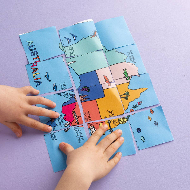 The Aussie Activity Book (Paperback) by Me & Amber Art and Craft for kids Australia Theme 4yrs+