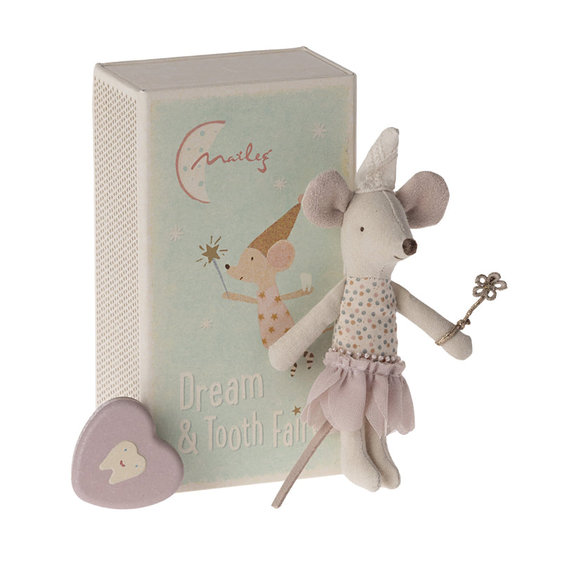 Maileg Tooth Fairy Mouse Little Sister in Box Gifting Idea for 3yrs+