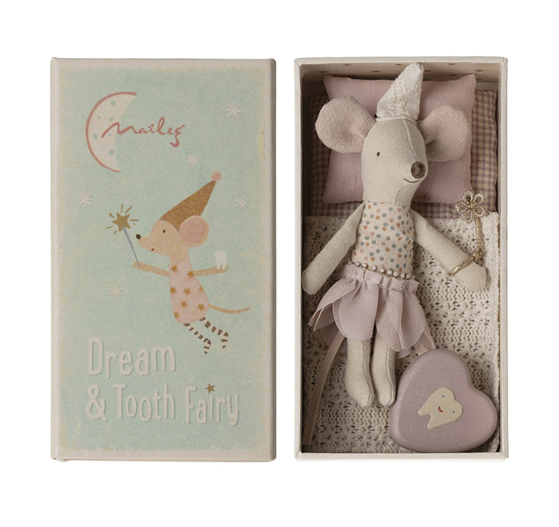Maileg Tooth Fairy Mouse Little Sister in Box Gifting Idea for 3yrs+