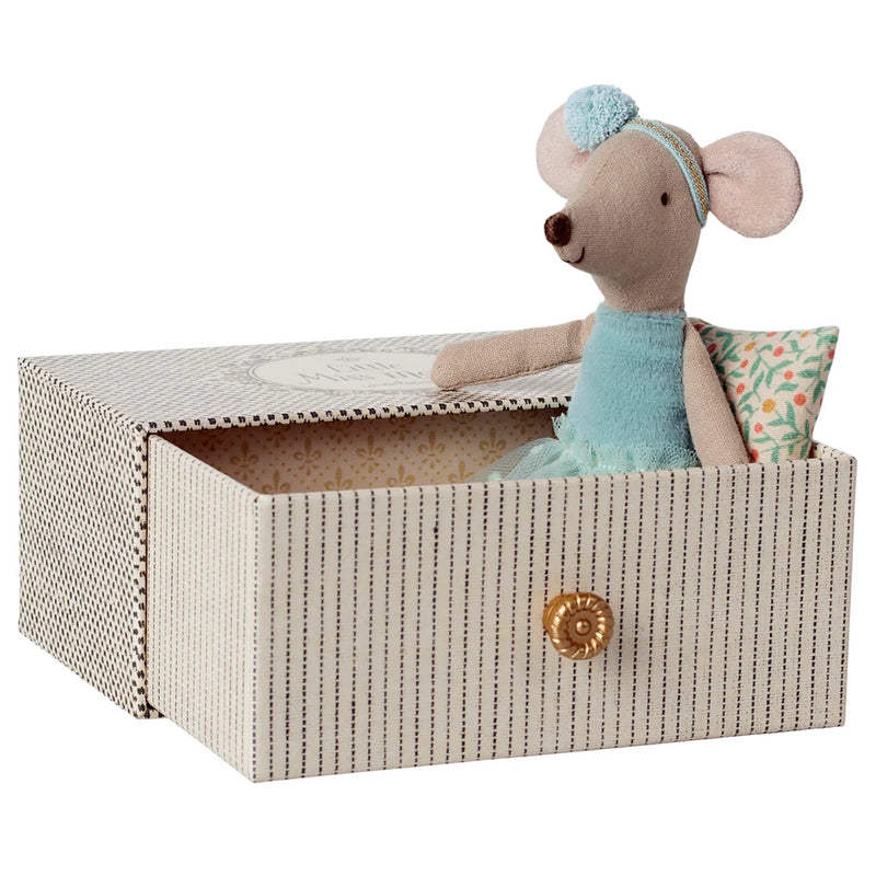 Maileg Dance Mouse in Daybed Little Sister Gifting Idea for 3yrs+