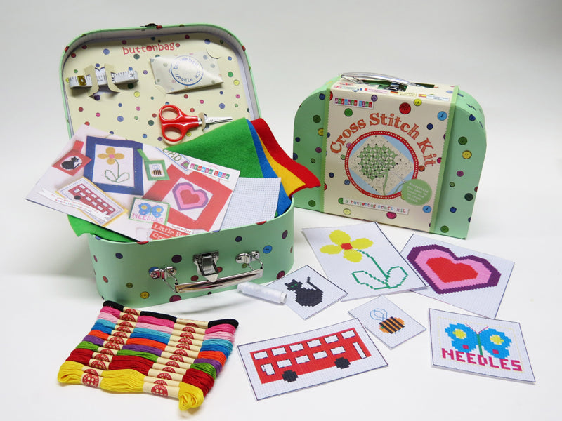 Buttonbag Cross Stitch Suitcase 6yrs+
