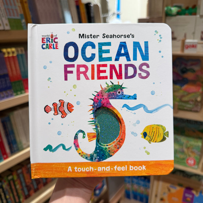 Mister Seahorse’s Ocean Friends (A Touch-and-Feel Board Book) by Eric Carle Kids Picture Book