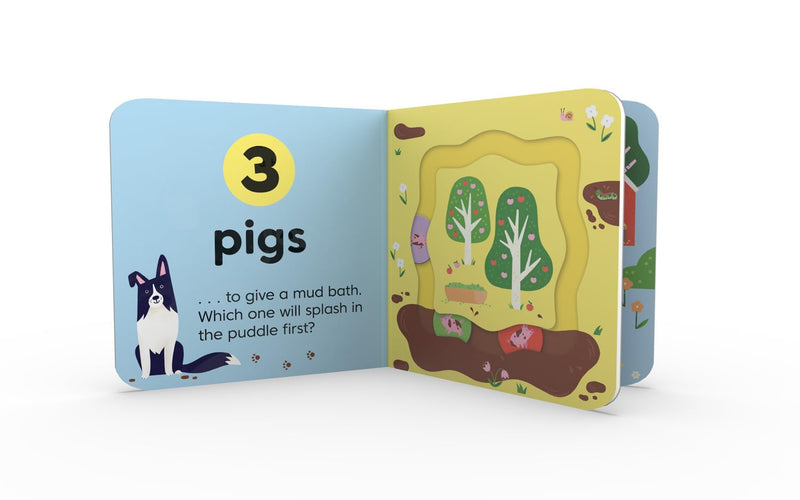 Count Down on the Farm (Board Book) by Kit Frost Kids Picture Book