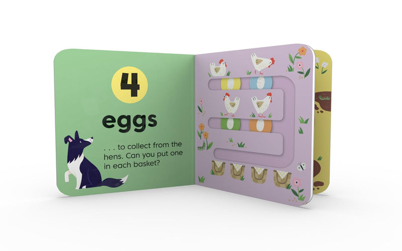 Count Down on the Farm (Board Book) by Kit Frost Kids Picture Book