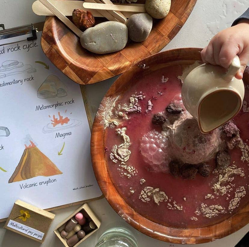 Eco Make a Volcano DIY Kit by Eco Art and Craft Australia Kids Early Science STEM Toys Gift Idea for 3yr+